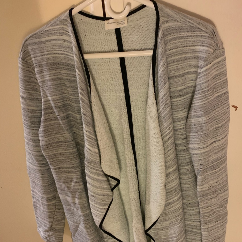 Elegantees RACHEL terry cardigan